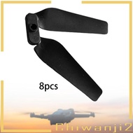 [Chiwanji2] 8 Pieces Folding Propellers Stable Drone Blade for E88Pro E88 Plane Drone