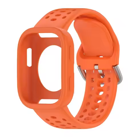 Original Silicone+Case For Amazfit Bip 6 Strap accessories Soft breathable Correa+Protective Bumper 
