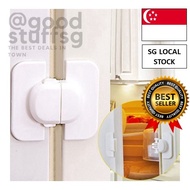 [SG FREE 🚚] Multi-function safety lock,Proof Door Cupboard Fridge Cabinet Safety Lock,Toddler Safety Locks