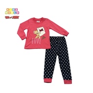 Tom & Jerry Baju Tidur Budak Perempuan Baby Girl's Pyjamas (1 Piece Top & 1 Piece Pants / Set ) B426