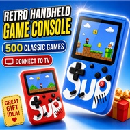 400 in 1 Game Console Handheld Retro Game Console Mini Gameboy Portable Gaming Console TV Output 2 P