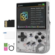 RG35XX Handheld Game Console Linux Garlic OS, HDMI and TV Output 3.5 Inch IPS Screen 64G TF Card 680