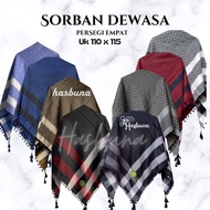 Latest men's turban 2025 | Plain white Arabic turban serban lelaki ridak rida'