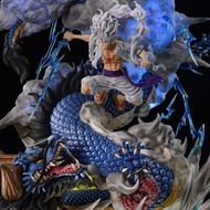 Children's Toys One Piece One Piece 24cm Figure Nika Luffy VS Kaido GK Anime Statue Model Decoration Birthday Gift Anime Peripheral One Piece Figure