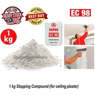 1KG Stopping Compound | Simen Cornice for Plaster Ceiling /Kapur Siling/Ec 98/ Simen Putih Siling /K
