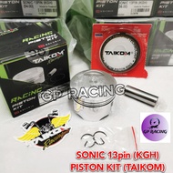 EX5/ EX5 DREAM TAIKOM SONIC PISTON &amp; RING SET 53MM 54MM 55MM 56MM 57MM 58MM 59MM 60MM 61MM 62MM (TAIKOM) "GP RACING"