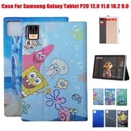 For Samsung Galaxy Tablet P20 12.0 11.8 10.2 9.0 inch High Quality PU Leather Stand Flip Cover Table