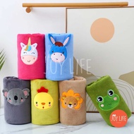 Joylife Fur Bath Towel 60x120 50x100 Donkey Pattern Children's Towel High Absorbency and Soft