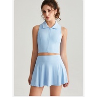 Padel Set (Bra + Skort) padel skirt pants sportbra suit workout clothes women pilates outfit set