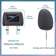 (XCTS) Universal 7Inches Car Headrest Monitor Screen Rear Seat Entertainment Multi-Media Player for