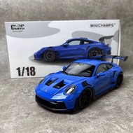 Mini Cut 1: 18 Porsche 911 992GT3 RS 2022 Simulation Alloy Car Model Collection