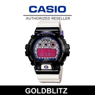 Casio DW-6900SC-1 Crazy Color Collection Semi-transparent Black Case White Band Men's Watch