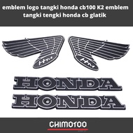 Honda Cb100 K2 Tank Logo Emblem Honda Cb Glatik Tank Emblem