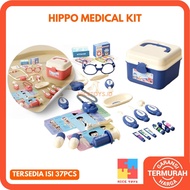 BEST SELLERHippo Medial Kit Doctor Toys Doctor Suitcase Doctor Toys Complete Children's Doctor Toys 