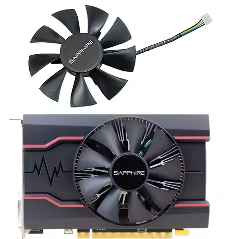 NEW 87MM 4PIN GA91A2H RX 550 560 GPU Fan，For Sapphire RX 550 560 460 R7 360 Graphics card cooling fa