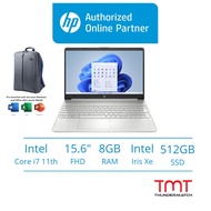 HP 15s-fq2538TU Laptop (Natural Silver) | i7-1165G7 | 8GB RAM 512GB SSD | 15.6" FHD (1920x1080) | Intel Iris Xe | MS Office H&amp;S 2021 | Win11 | 2Y Warranty