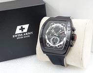 Jam Tangan SWISS ARMY ORIGINAL PRIA Crono dan Tanggal Aktif BONUS Batrei Cadangan Free GARANSI MESIN