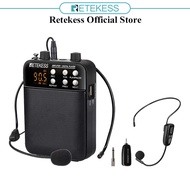 Retekess TR619 Portable Voice Amplifier With TT123 Wireless Microphone