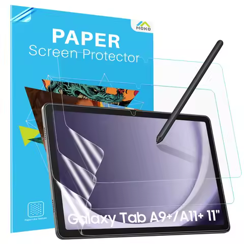 MoKo 3 Pack Paper Screen Protector for Samsung Galaxy Tab A9 Plus/A9+ 11 Inch 2023/Tab A11+ 11inch 2