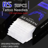 TATTOO COIL NEEDLE TYPE RS 3/5/7/9/11/13/15 - 1/2BOX.25PC - 1BOX.50PC
