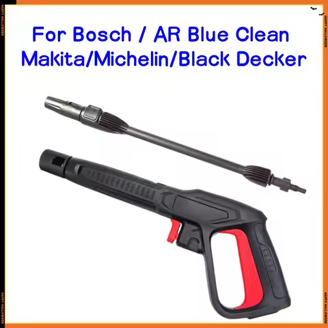 High Pressure Cleaning Gun Extension Rod Spray Gun, Cleaning Gun Kit, For Bosch/AR Blue Clean Makita