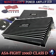 เพาเวอร์แอมป์ คลาส d AMERICAN SOUND รุ่น ASA-FIGHT 2500D CLASS D กำลังขับ 2500W MAX.