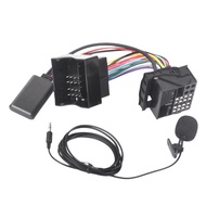 【uhunhn】-For Z4 E85 E86 X3 E83 Car Audio Bluetooth 5.0 Aux Adapter Receiver Radio Module with Cable 
