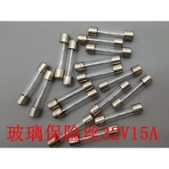 Car Charger Car Glass Fuse Tube 6x32mm 32V 0.5A 1A 8A 15A