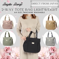 Legato Largo FUWARI 2WAY Tote Bag | A4, Lightweight, Washable