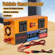 25000W Original Modified Power Inverter Car Inverter DC12V/ 24V To AC 220V Converter With Car Batter