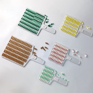 Manual 90 100 Holes Small Capsule Pill Counter Tablet Filler Machine Tray Plate Board Tool Plexiglas