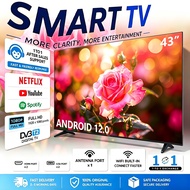 65/55/50/43Inci | Android Smart Television, Digital TV, Speaker, WIFI, Sokong YouTube & MYTV DVB-T2