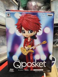 吉盒 1個 日版 大盒 Banpresto Q POSKET qposket Vol 2 X Japan 松本秀人 HIDE Hideto Matsumoto 普通色 A色