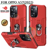 Casing Hard Case Oppo A57(2022) Ring Armor Robot Case Kickstand Hybrid/Ring Holder