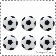 [LacooppiabcMY] 6 Pieces Standard Size 28 Mm Foosball Ball Colorfast Game Accessory Easy to Install