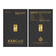 KAB Gold Bar 1 gram Original