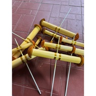 Double gong flute D27-30 for flying kites 1m7-2m. Artisan-made goods