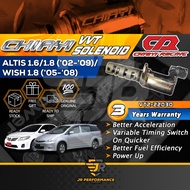 Chiayi Racing Oil Control VVT VVTI Timing Sensor Solenoid Valve Toyota Altis 1.6 1.8 Wish 1.8 VT2-22