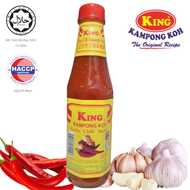 KING KAMPONG KOH GARLIC CHILLI SAUCE 320G PLASTIC CAP