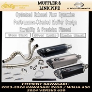 EXHAUST SYSTEM｜KAWASAKI Z650 / NINJA 650 (2023–2024) / VERSYS 650 (2024)｜PROFORMANCE Full System + M