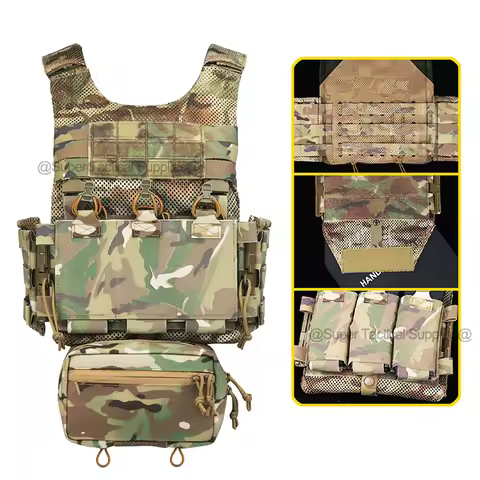 Tactical Vest LV119 Plate Carrier Set Lightweight OTB Maritime Version Airsoft Equipment with Underb