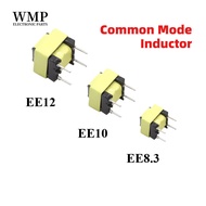 5Pcs Common Mode Inductor EE8.3 EE10 EE12 5MH 10MH 15MH 20MH 25MH 30MH 35MH 40MH LED Power Filter In