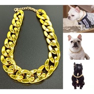Pet Chain Dog Collar  47cm Stainless Steel Necklace French Bulldog Pitbully Collar Strap Pet Prodcut