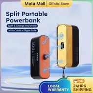 [SG]10000mAh Power Bank 22.5W Super Fast Charging 2 in 1 Magnetic Detachable Built in Cable