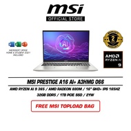 MSI Prestige A16 AI+ A3HMG 066 Copilot+ PC (16" QHD+ 165Hz IPS/Ryzen AI 9 365/32GB DDR5/1TB SSD/Win1