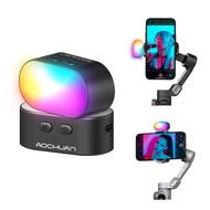 AOCHUAN RGB Magnetic Fill Light for Gimbal LED Video Photography Light 3 Brightness and 7 Color Adju