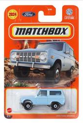 ^.^飛行屋(全新品)MATCHBOX 火柴盒小汽車 合金車//福特 1970 FORD BRONCO復古吉普車