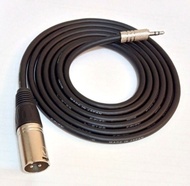 日本/Canare L-2T2S /3.5mm Stereo to XLR(Male) 3.5mm轉XLR(Cannon接頭)6呎長