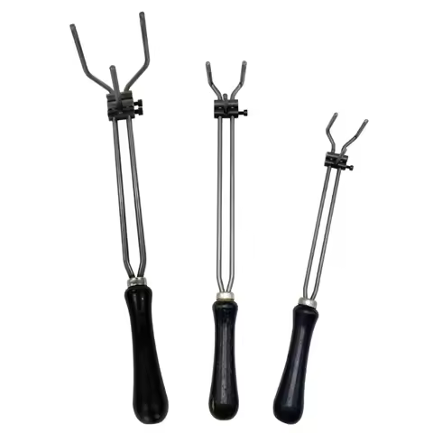 Crucible Tongs Steel Crucible Tong Gold Melting Furnace Holder Clamp for Casting