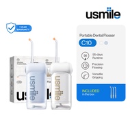usmile C10 Portable Dental Flosser | ComfyStream | 95 Days Battery Life | 4 Modes | IPX7 Waterproof 